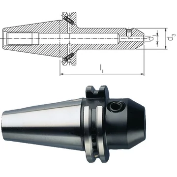 PRETEC 240491 40/08 Weldon-befogó tokmány, normál