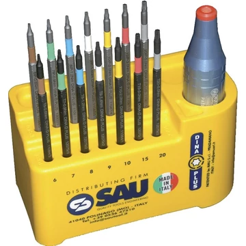 PRECITOOL 520041 T20 Csavarhúzó markolat, Tartalék pengék TORX®