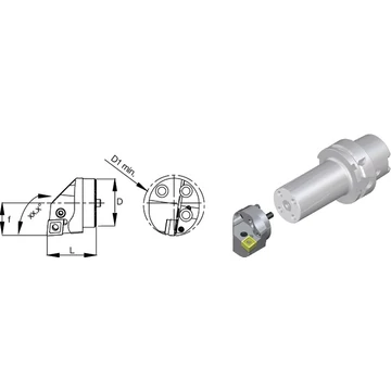 SWISS TOOLS 237176 2512R Cserefej, 95° PCLN R/L