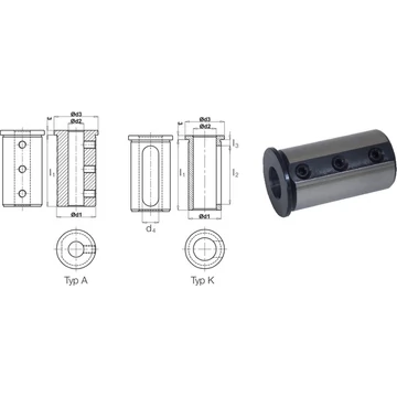 PRETEC 234261 20X12 Szűkítő persely, DIN 69880 Szűkítőpersely