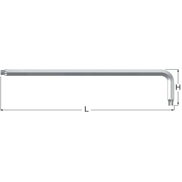 WIHA 505527 T5 TORX-Imbuszkulcs készlet, hosszú