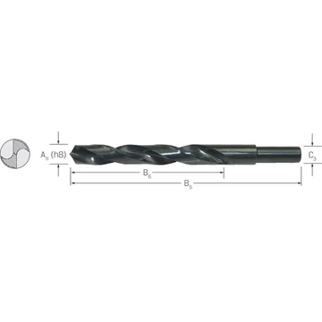 PRETEC 100026 16,0 Csigafúró HSS hengerelt