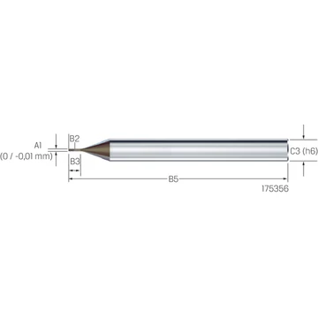 MIKRON 175356 0050 CrazyMill Hexalobe