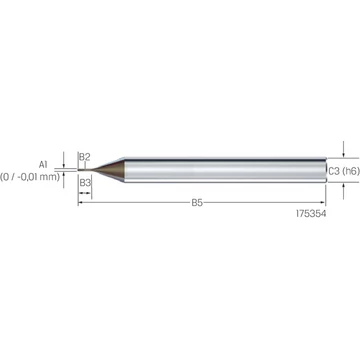 MIKRON 175354 0020 CrazyMill Hexalobe