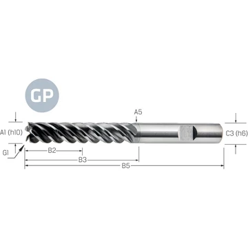 PREMUS-GP 175509 12,00 Keményfém szármarók INOX VHM-TiAlN