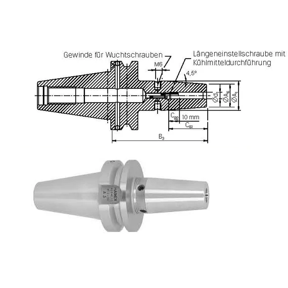 Zsugortokmány rövid Cool-Jet ISO 7388-2 JD/JF 40x25 HAIMER