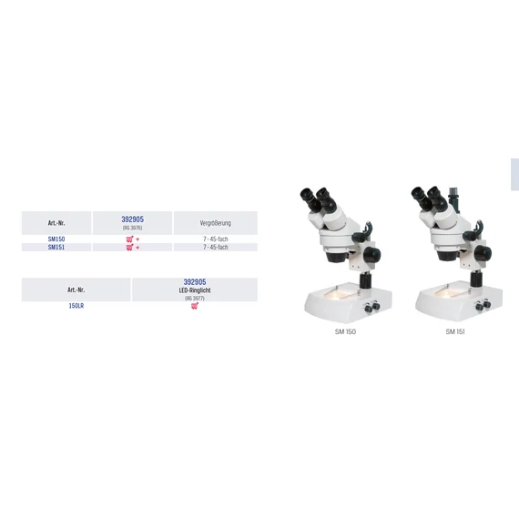 Stereo-Zoom-MikroskopMahr SM151