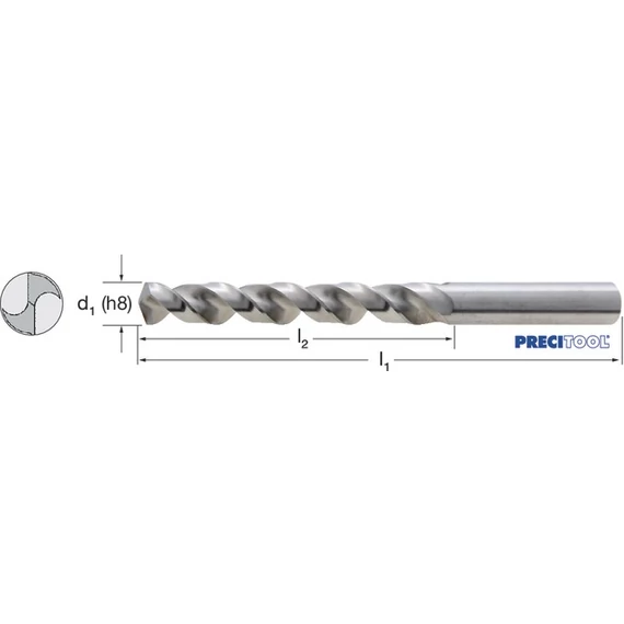 PREMUS 100420 9,60 Csigafúró, HSS-Co Inox típus