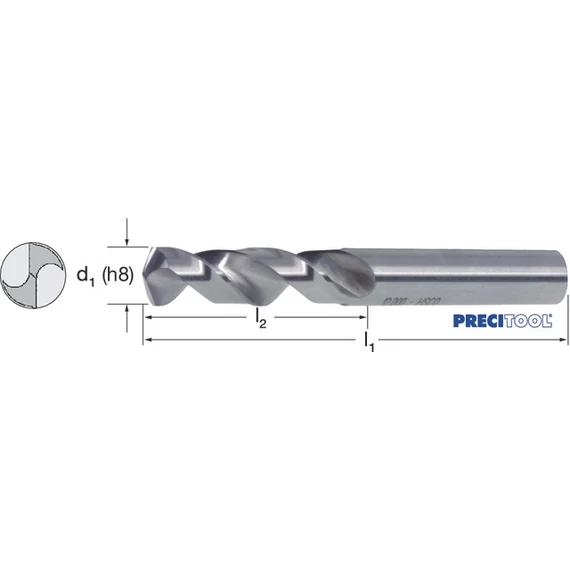 PREMUS 100670 1,30 Csigafúró, HSS-Co Inox típus