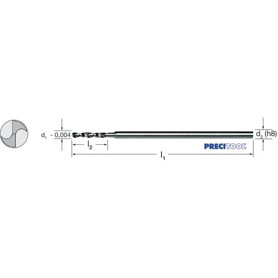 PREMUS 100820 1,10 Csigafúró, HSS-Co PM N típus