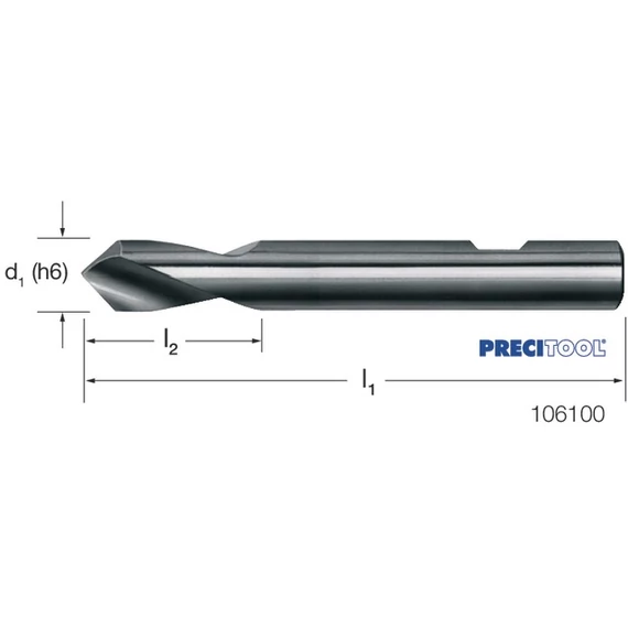 PREMUS 106100 12,0 NC központozó, HSS-Co 90°