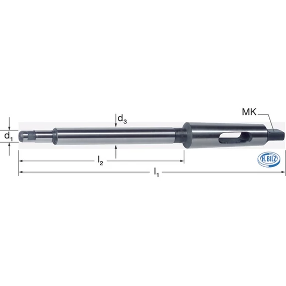 BILZ 114320 8X14,0 Fordított süllyesztő rendszer, Tartó MK szár TUH típus