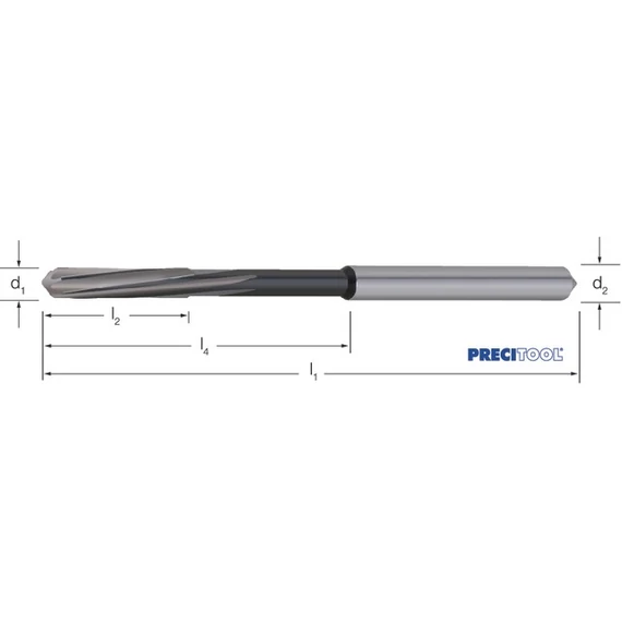 PREMUS 125500 2,84 Gépi dörzsár, HSS-Co 1/100 emelkedés