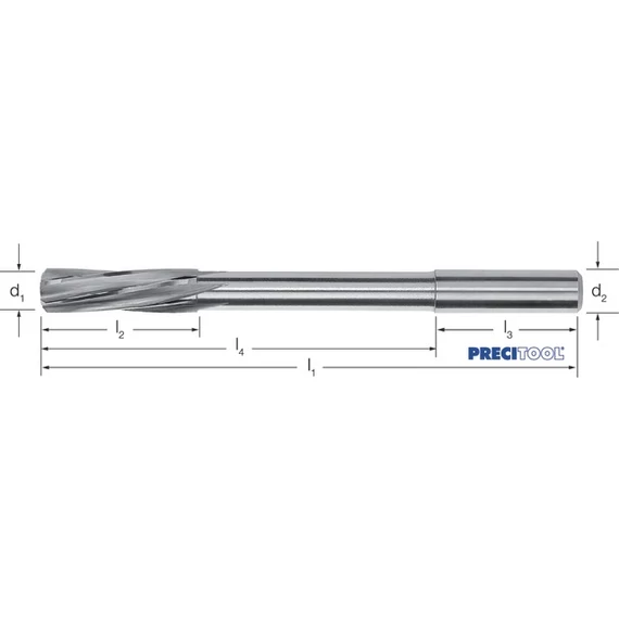 PREMUS 125600 4,48 Gépi dörzsár, Tömör keményfém 1/100 emelkedés