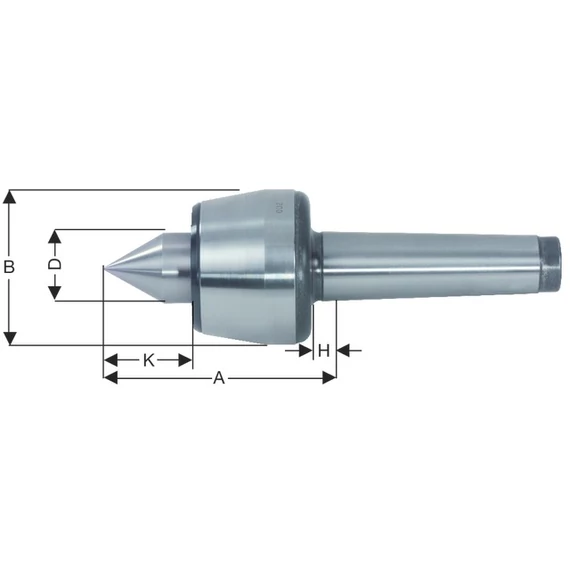 RÖHM 220250 1 forgócsúcs, Standard kivitel