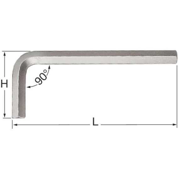 WIHA 504600 0,05 Imbuszkulcs, col