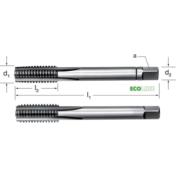 PRETEC 130420 1-11 Kézi menetfúró, HSS G/cső