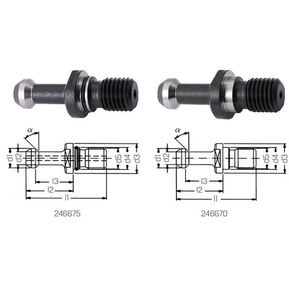 ROBERT KOCH 246670 40/45 Behúzócsapok, JF átmenő furat nélkül