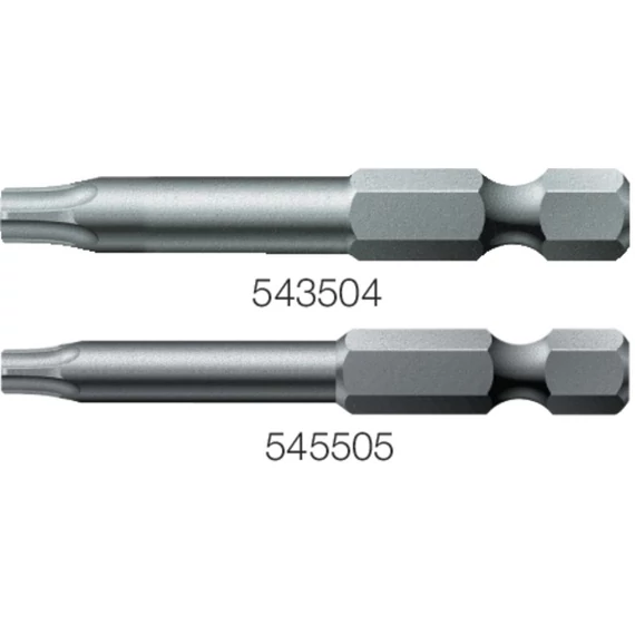 WERA 545505 TX15 Bit, TORXTX csavarokhoz, szívós-kemény kivitel