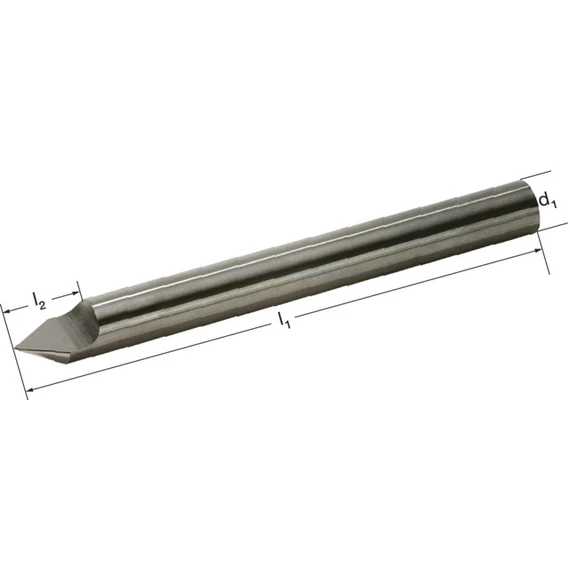 PRETEC 193285 5X50 Gravírkés, Tömör keményfém D alak 60°