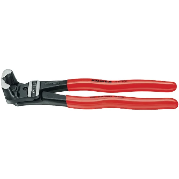 KNIPEX 554006200 Áttételes homlokcsípő fogók, polírozott, műanyaggal bevont markolattal