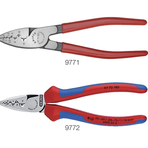 KNIPEX 5577609772 Krimpelő fogó, érvéghüvelyekhez