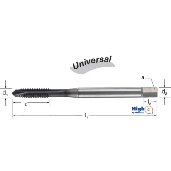 PREMUS 132270 M18X1,5 Gépi menetfúró HighQ, HSSCo-PM Hardlube