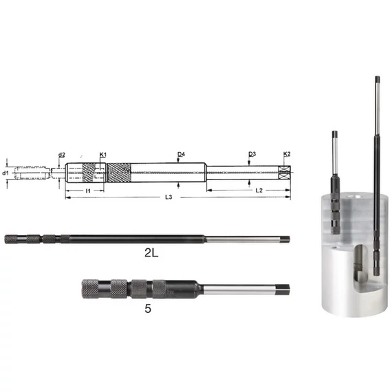 PRETEC 138605 5L Menetfúró hosszabbító, TE belső hűtéssel h6