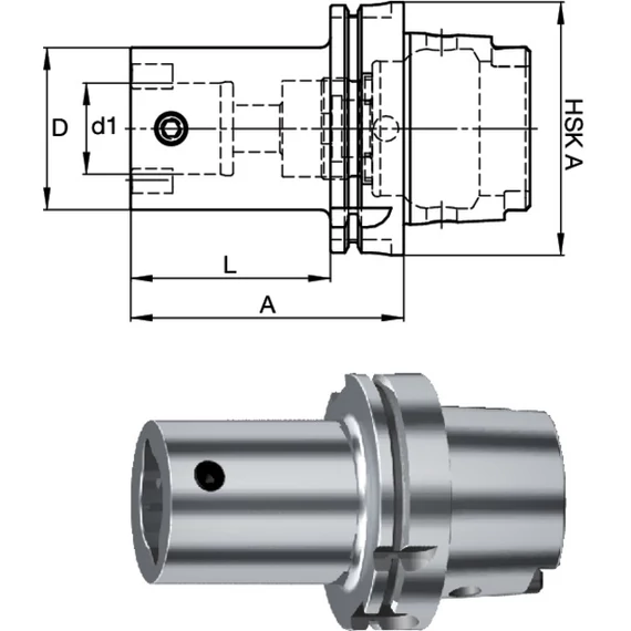 SWISS TOOLS 2390146310 Befogó, DIN 69893