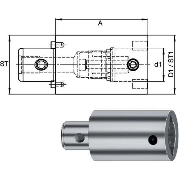 SWISS TOOLS 2390180019 Hosszabbító