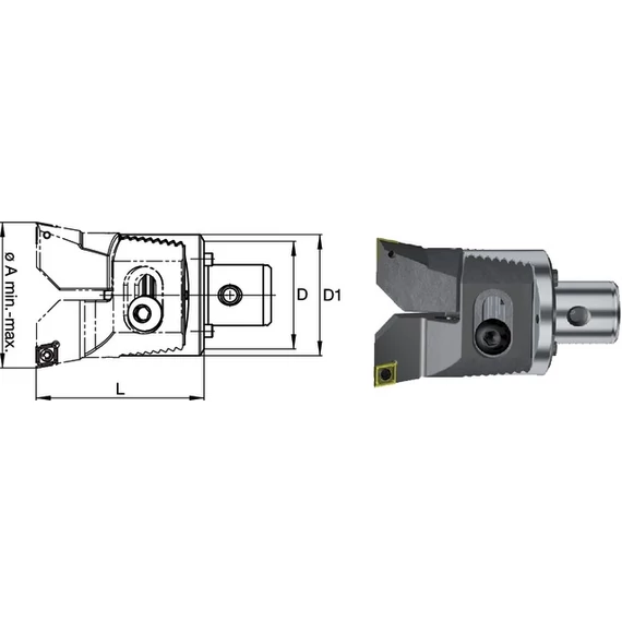 SWISS TOOLS 2390280020 Kétélű fej