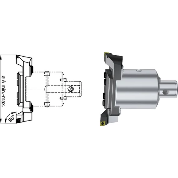 SWISS TOOLS 2390330027 Váltólapka tartó, Pár nyomólappal együtt