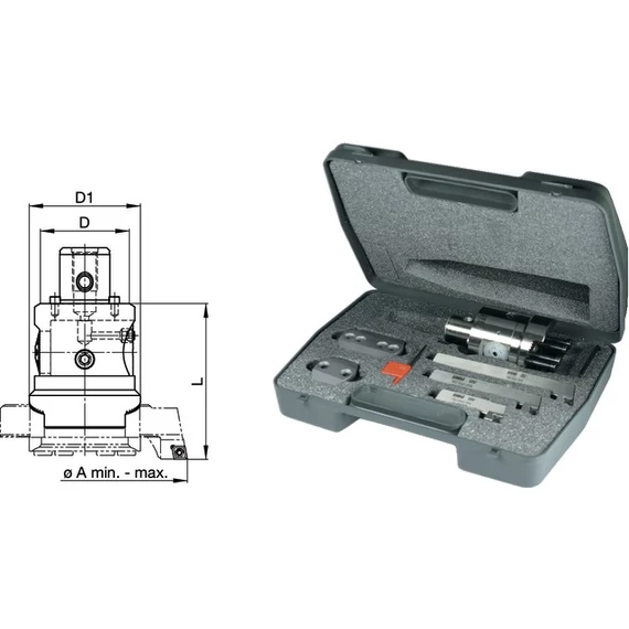 SWISS TOOLS 2390050002 Kiesztergáló készlet, Ø86-302