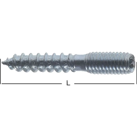 PRECITOOL 925825 0590 Tőcsavar, acél, cinkelt M6x50 (TORX)