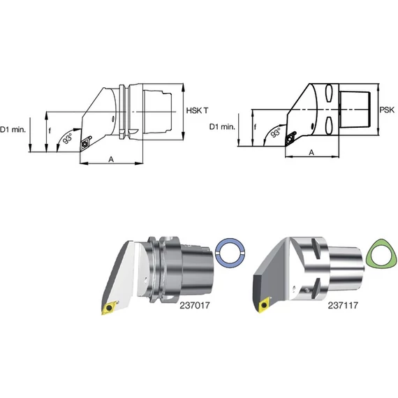 SWISS TOOLS 237117 6311L Késszár, 93°/55° SDUC L/R