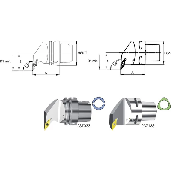 SWISS TOOLS 237133 6316R Késszár, 93°/35° SVUB L/R
