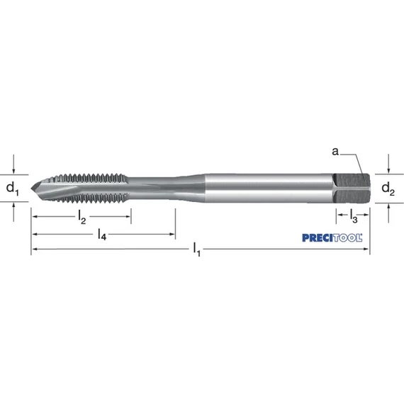 PREMUS 132200 M10 Gépi menetfúró, HSSE-V3 g