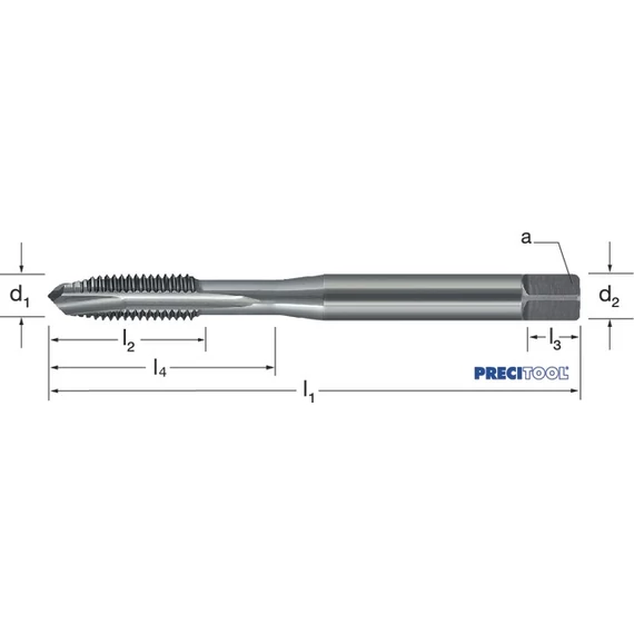 PREMUS 132420 M2,5 Gépi menetfúró, HSSE-V3 g