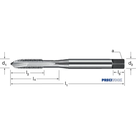 PREMUS 132422 M12 Gépi menetfúró, HSSE-V3 6G