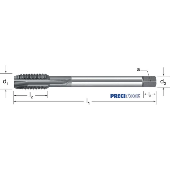 PREMUS 135640 M3X0,35 Gépi menetfúró, HSSE-V3 g