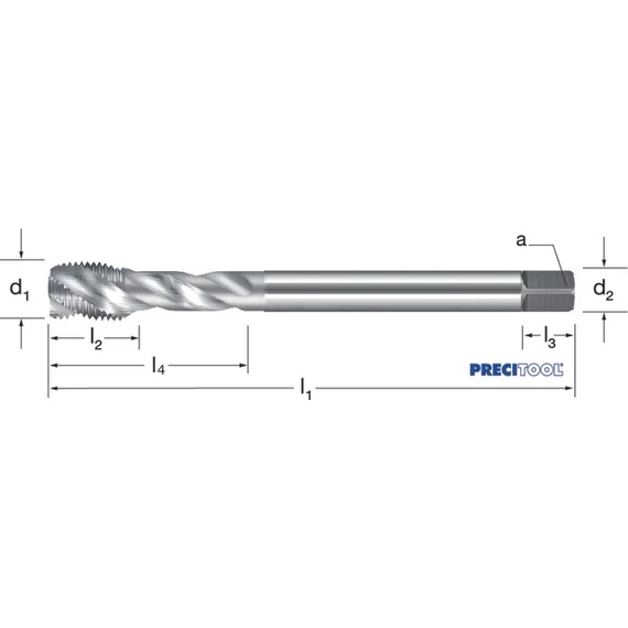 PREMUS 133225 M12X1,25 Gépi menetfúró, HSSE-V3 RSP40