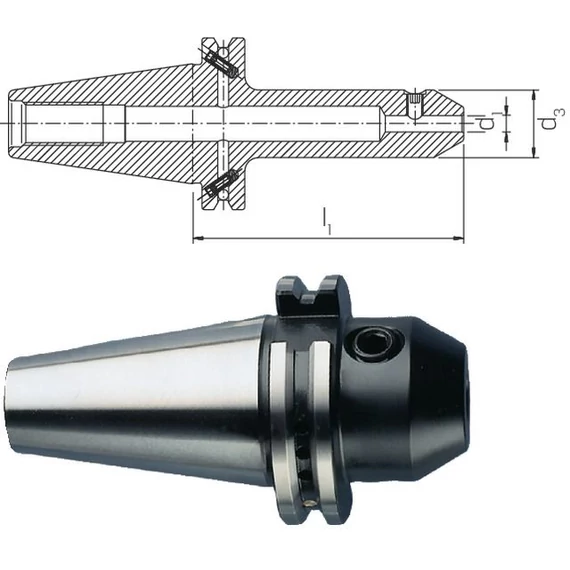 PRETEC 240491 40/06 Weldon-befogó tokmány, normál