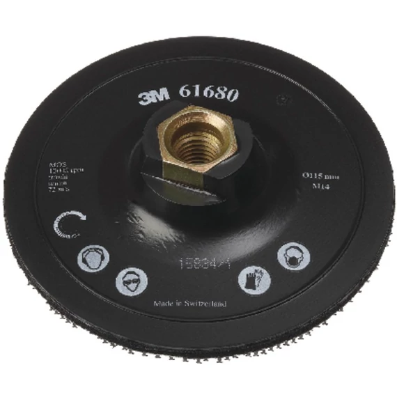 3M 470114115 Tépőzáras csiszolótányér, Scotch-Brite™, MN-AC típus