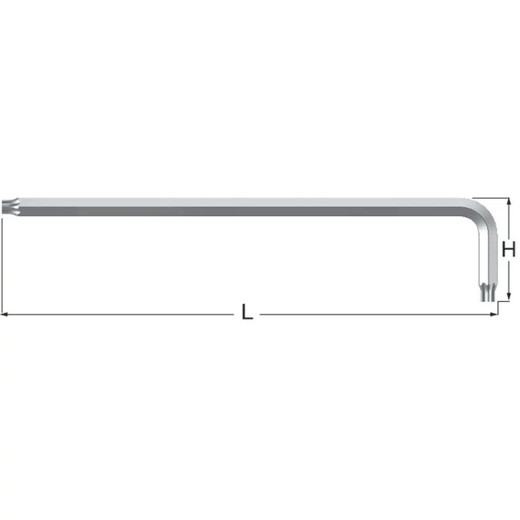 WIHA 505527 T10 TORX-Imbuszkulcs készlet, hosszú