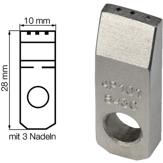 PRECITOOL 469390 AP101/833C CVD tűlehúzó, Lehúzólap, CVD