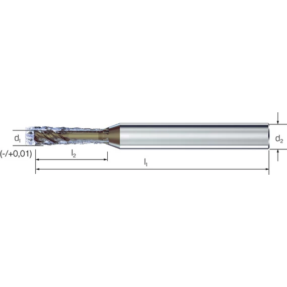 MIKRON 175426 2,00 CrazyMill Cool-C VHM SNP