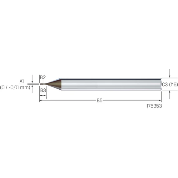 MIKRON 175353 0020 CrazyMill Hexalobe