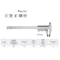 Tolómérő Linksh nde150x 40mm Feststell. PRETEC