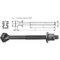 AMF 297000 22/M20X125 T-horonycsavar anya/alátét