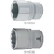 HAZET 516735 16 Dugókulcs betét, 1/2&quot; tizenkétszög